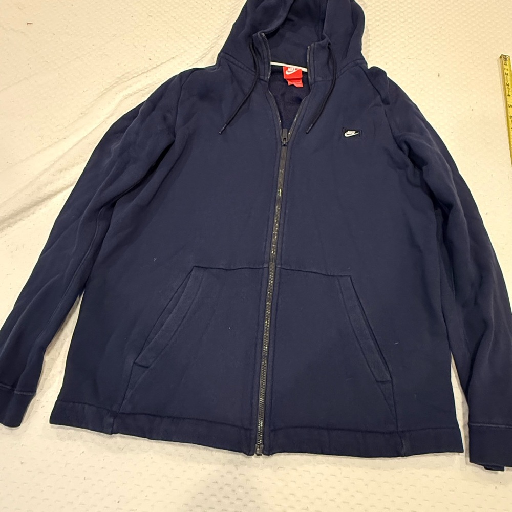 Nike Men's Dark Blue Hoodie Jacket